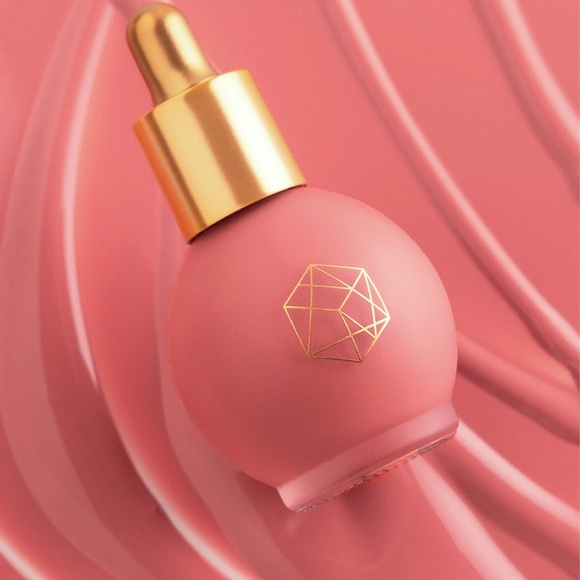 EM Cosmetics Color Drops Serum Blush in Rose Milk - Picture 2 of 10